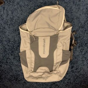 Light and dark gray Patagonia backpack